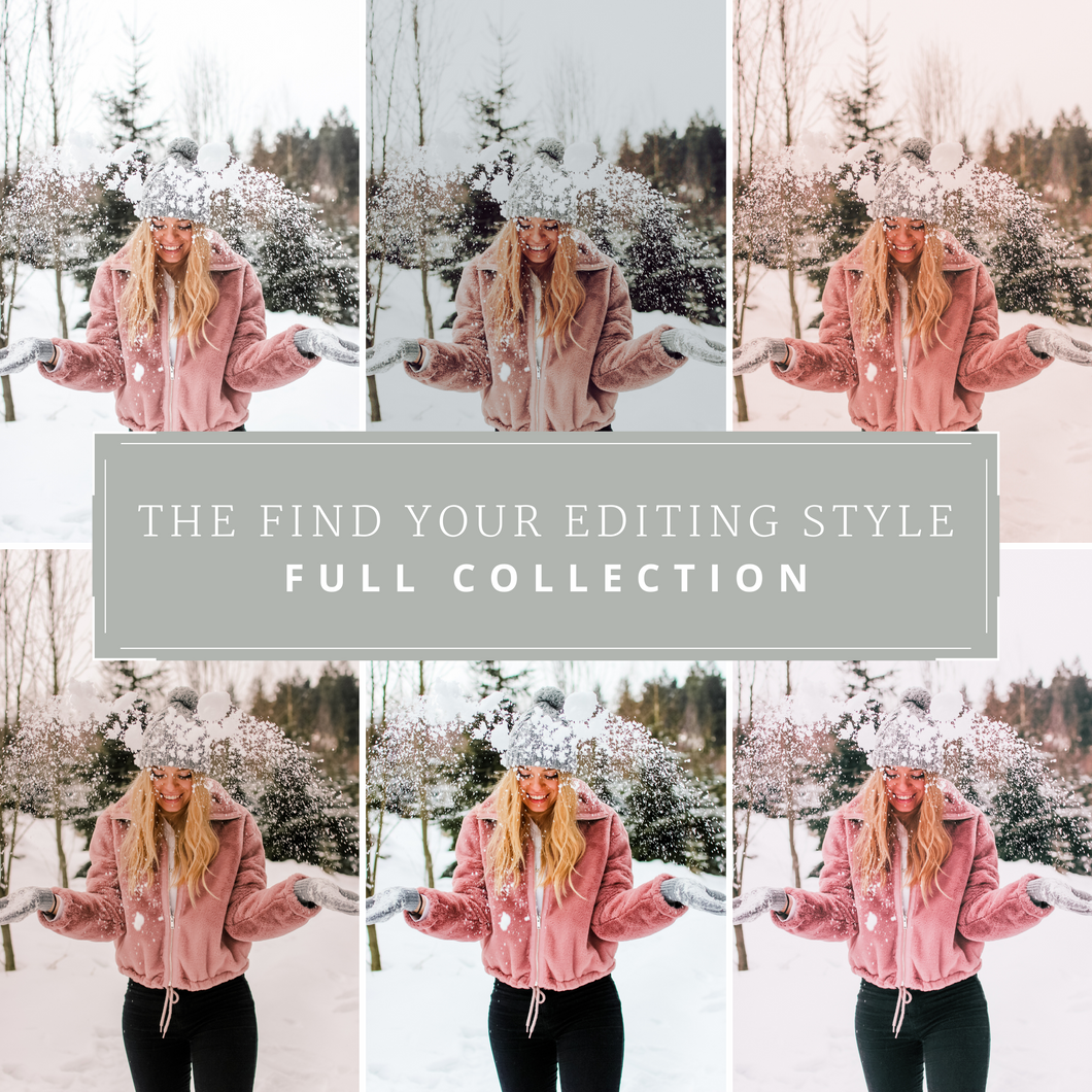 The Find Your Editing Style Full Collection