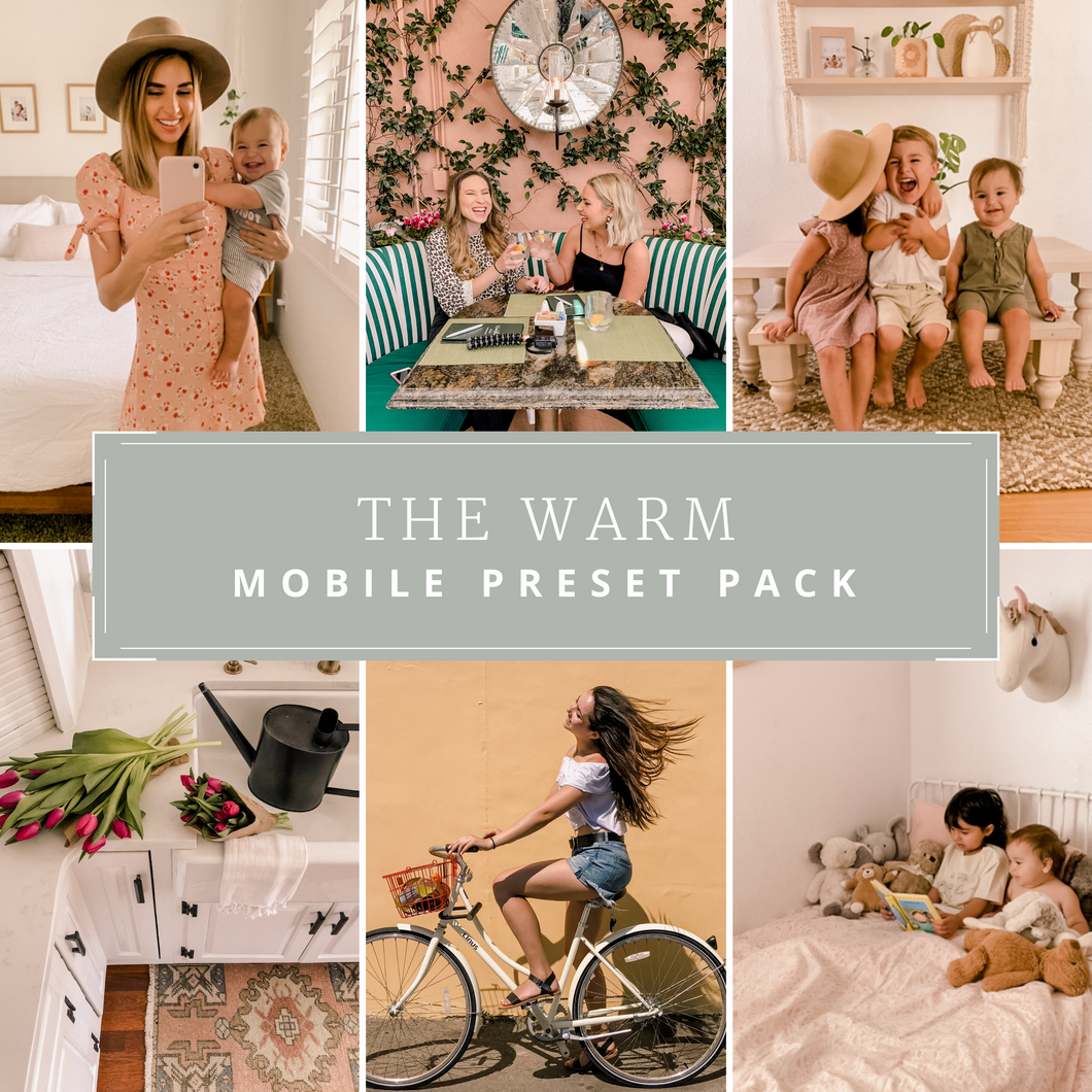 The Warm Mobile Preset Pack