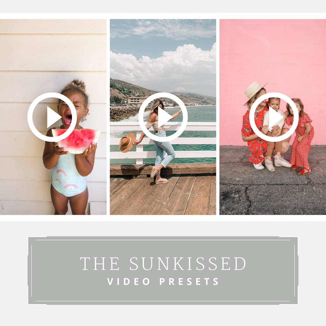 The Sunkissed Video Presets
