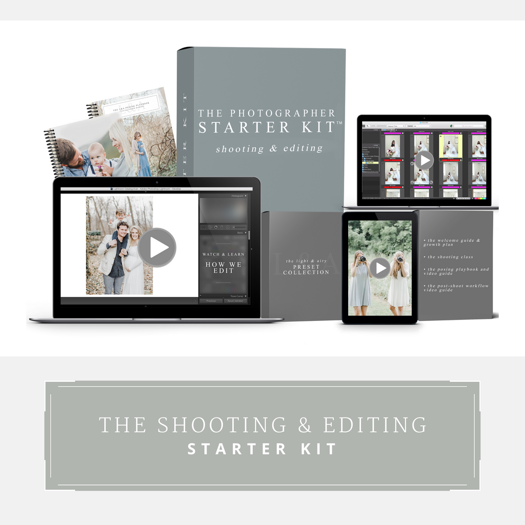 The Shooting & Editing Photographer Starter Kit